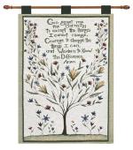 Serenity Prayer Tapestry Wall Hanging